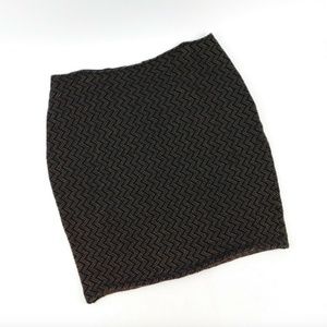 St. John Collection Zig Zag Knit Pencil Skirt
